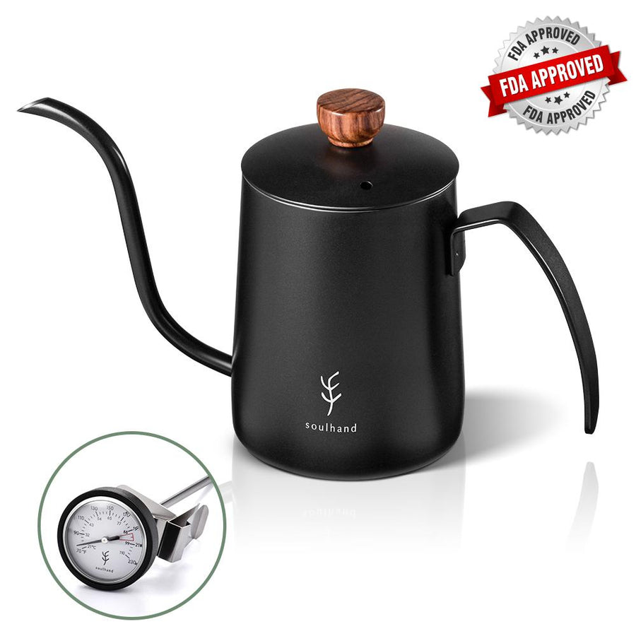 350/600ML Pour Over Coffee Kettle Gooseneck Kettle Spout Coffee Pots Drip  Coffee Maker Kettle Long Narrow Stainless Steel Pour